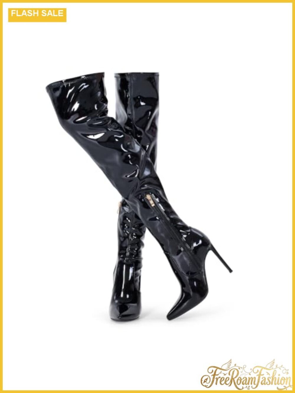 Women's Over the Knee Boots Stiletto Pointed Toe Thigh High Heel